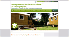Desktop Screenshot of campingdesiles.com